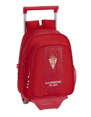 Mochila 524 Con Carro 705 Sporting De Gijon | Reino Escolar: Mochilas y Regalos