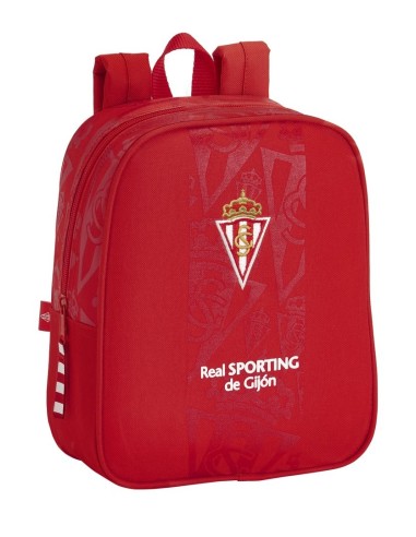 Mochila Guardería Adaptable A Carro Sporting De Gijon | Reino Escolar: Mochilas y Regalos