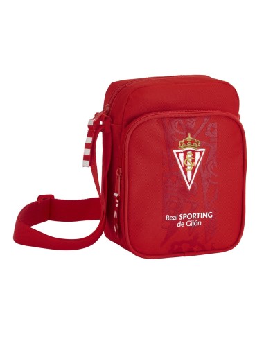 Bandolera Pequeña Sporting De Gijon | Reino Escolar: Mochilas y Regalos