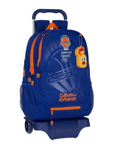 Mochila 665 Con Carro 905 Valencia Basket Club | Reino Escolar: Mochilas y Regalos