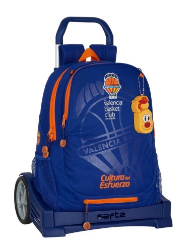 Mochila 665 Con Carro Evolution Valencia Basket Club | Reino Escolar: Mochilas y Regalos