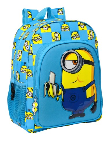 Mochila Junior Adaptable A Carro Minions | Reino Escolar: Mochilas y Regalos