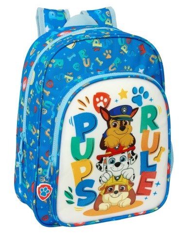 Mochila Infantil Adaptable A Carro Paw Patrol  | Reino Escolar: Mochilas y Regalos