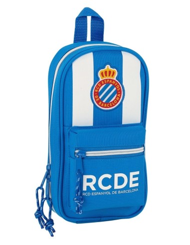 Plumier Mochila Con 4 Portatodos Llenos R.C.D. Español | Reino Escolar: Mochilas y Regalos