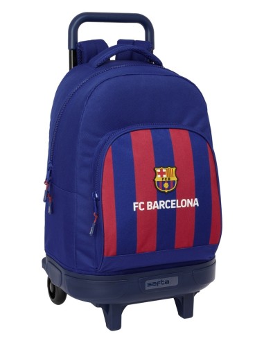 Mochila Grande Con Ruedas Compact Extraible F.C. Barcelona | Reino Escolar: Mochilas y Regalos