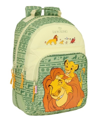 Mochila Doble Con Cantoneras Adaptable A Carro Mufasa | Reino Escolar: Mochilas y Regalos