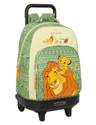 Mochila Grande Con Ruedas Compact Extraible Mufasa | Reino Escolar: Mochilas y Regalos