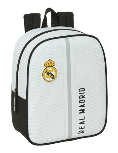 Mochila Guardería Adaptable A Carro Real Madrid | Reino Escolar: Mochilas y Regalos