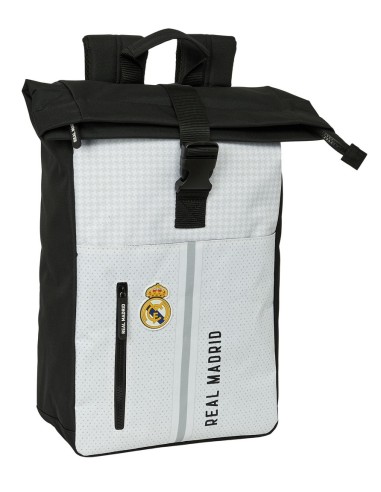 Mochila Solapa Para Portatil 15.6'' Real Madrid | Reino Escolar: Mochilas y Regalos