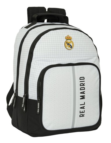 Mochila Doble Adaptable A Carro Real Madrid | Reino Escolar: Mochilas y Regalos