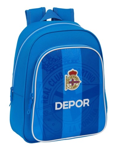 Mochila Infantil Adaptable A Carro Real Deportivo De La Coruña | Reino Escolar: Mochilas y Regalos