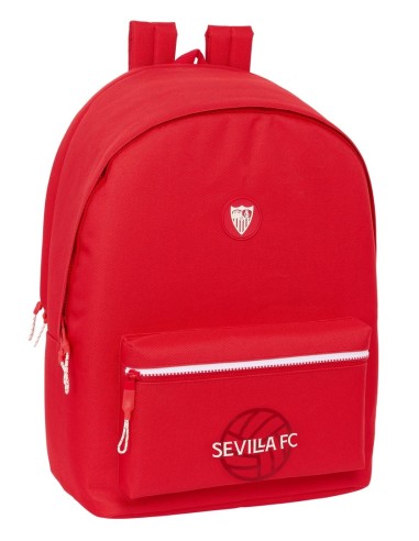 Mochila Doble Para Portatil 15.6"+Usb Sevilla F.C. | Reino Escolar: Mochilas y Regalos