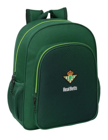 Mochila Junior Adaptable A Carro Resistente Al Agua Real Betis Balompie | Reino Escolar: Mochilas y Regalos