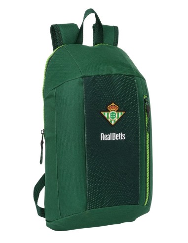 Mini Mochila Con Cremallera Vertical Resistente Al Agua Real Betis Balompie | Reino Escolar: Mochilas y Regalos