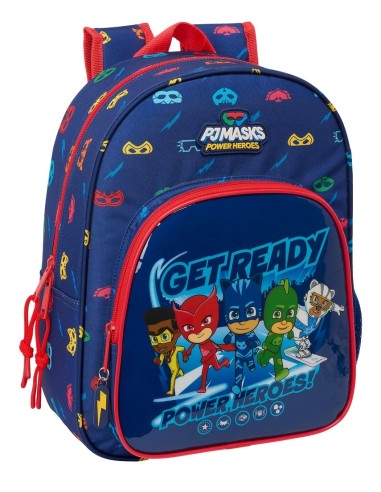 Mochila Infantil Adaptable A Carro Pjmasks | Reino Escolar: Mochilas y Regalos