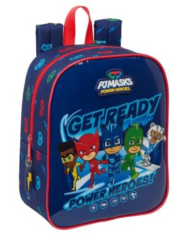 Mochila Guardería Adaptable A Carro Pjmasks | Reino Escolar: Mochilas y Regalos