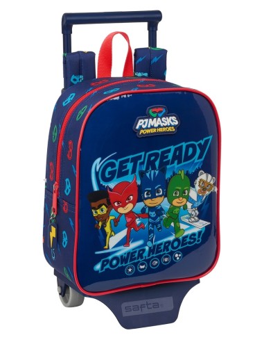 Mochila 232+Carro 805 Pjmasks | Reino Escolar: Mochilas y Regalos