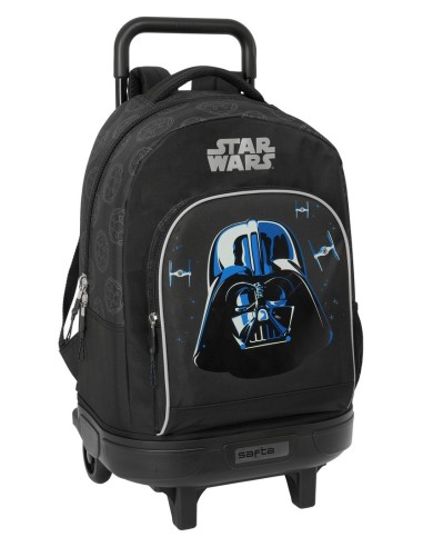 Mochila Grande Con Ruedas Compact Extraible Star Wars | Reino Escolar: Mochilas y Regalos