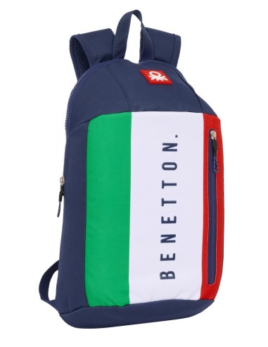 Mini Mochila Con Cremallera Vertical Benetton | Reino Escolar: Mochilas y Regalos