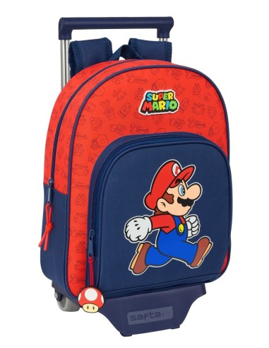 Mochila 609 Con Carro 705 Super Mario | Reino Escolar: Mochilas y Regalos