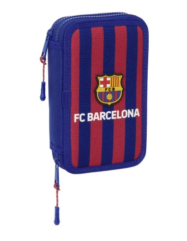 Plumier Doble Pequeñoo 28 Piezas F.C. Barcelona | Reino Escolar: Mochilas y Regalos