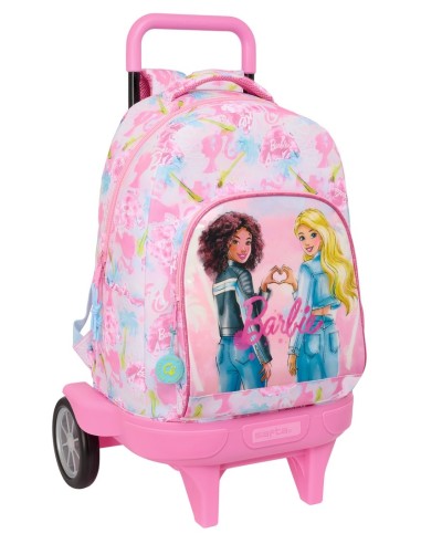 Mochila Grande Con Ruedas Compact Evolution Extraíble Barbie | Reino Escolar: Mochilas y Regalos