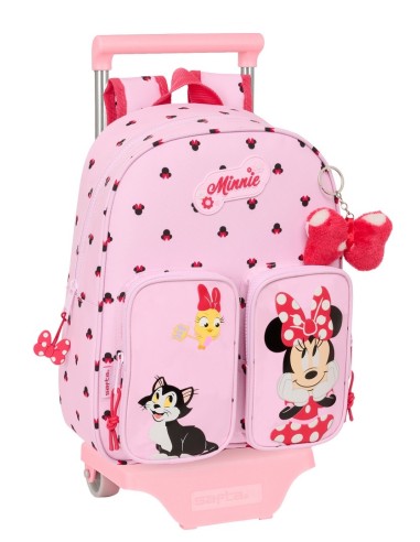 Mochila 609 Con Carro 705 Minnie Mouse | Reino Escolar: Mochilas y Regalos