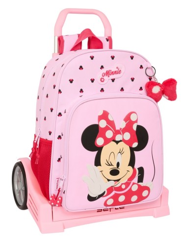 Mochila Con Carro Evolution Minnie Mouse | Reino Escolar: Mochilas y Regalos