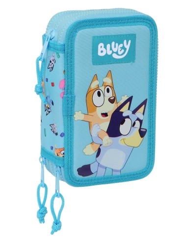 Plumier Triple 36 Piezas Bluey | Reino Escolar: Mochilas y Regalos