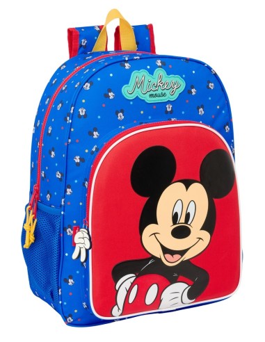 Mochila Adaptable Carro Mickey Mouse | Reino Escolar: Mochilas y Regalos