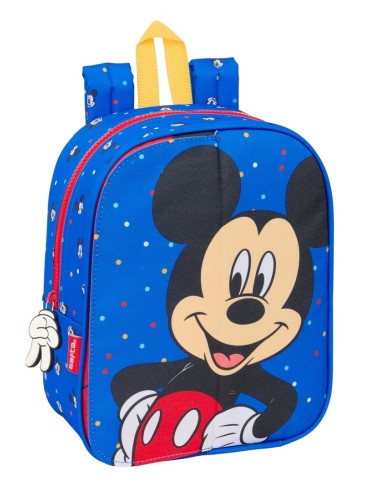 Mochila Guarderia Adaptable Carro Intercambiable Mickey Mouse | Reino Escolar: Mochilas y Regalos