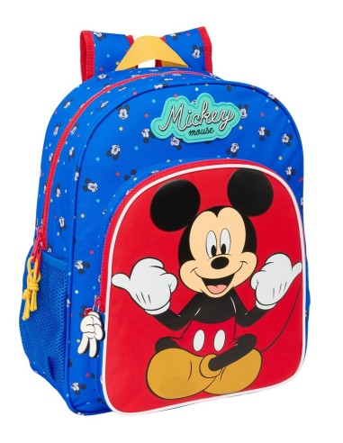 Mochila Junior Adaptable A Carro Mickey Mouse | Reino Escolar: Mochilas y Regalos