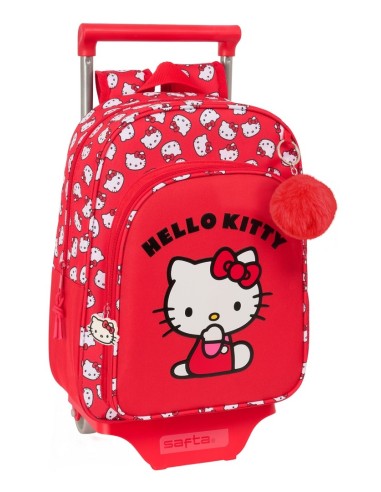 Mochila 185 Con Carro 705 Hello Kitty  | Reino Escolar: Mochilas y Regalos