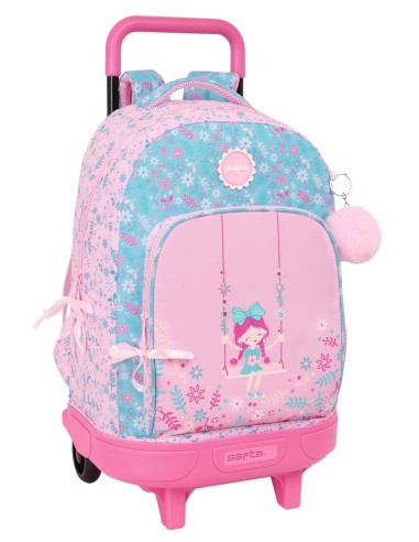 Mochila Grande Con Ruedas Compact Extraible Glowlab Kids | Reino Escolar: Mochilas y Regalos