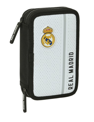 Plumier Doble Pequeñoo 28 Piezas Real Madrid | Reino Escolar: Mochilas y Regalos