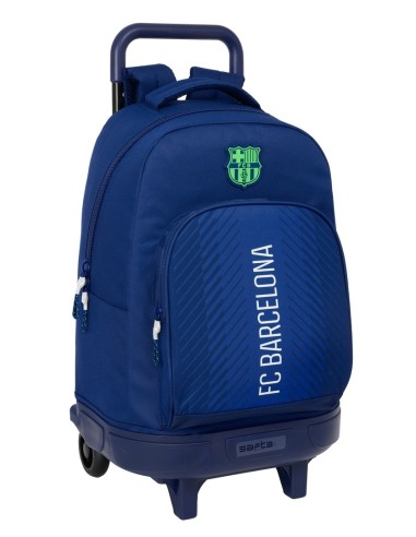 Mochila Grande Con Ruedas Compact Extraible F.C. Barcelona | Reino Escolar: Mochilas y Regalos