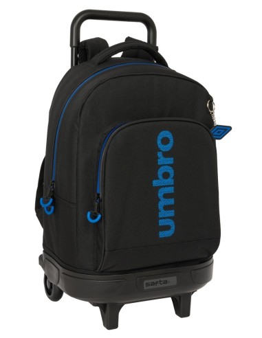 Mochila Grande Con Ruedas Compact Extraible Umbro | Reino Escolar: Mochilas y Regalos