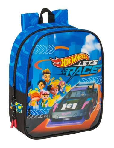 Mochila Guardería Adaptable A Carro Hot Wheels | Reino Escolar: Mochilas y Regalos