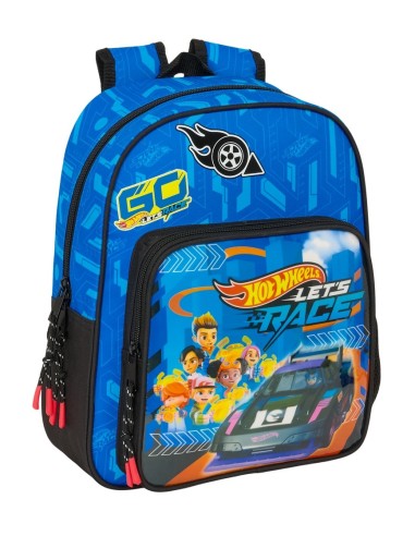 Mochila Infantil Adaptable A Carro Hot Wheels | Reino Escolar: Mochilas y Regalos