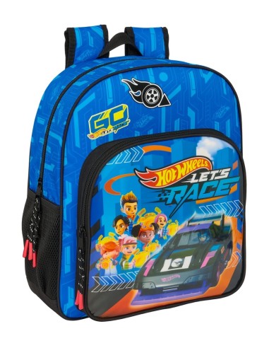 Mochila Junior Adaptable A Carro Hot Wheels | Reino Escolar: Mochilas y Regalos