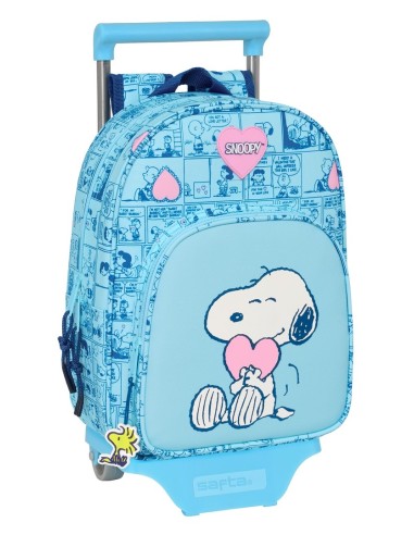 Mochila 185 Con Carro 705 Snoopy | Reino Escolar: Mochilas y Regalos