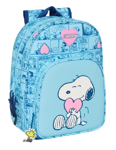 Mochila Infantil Adaptable A Carro Snoopy | Reino Escolar: Mochilas y Regalos