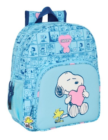 Mochila Junior Adaptable A Carro Snoopy | Reino Escolar: Mochilas y Regalos