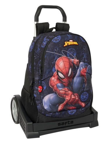 Mochila 665 Con Carro Evolution Spider-Man | Reino Escolar: Mochilas y Regalos