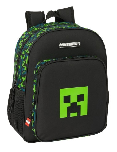 Mochila Junior Adaptable A Carro Minecraft | Reino Escolar: Mochilas y Regalos