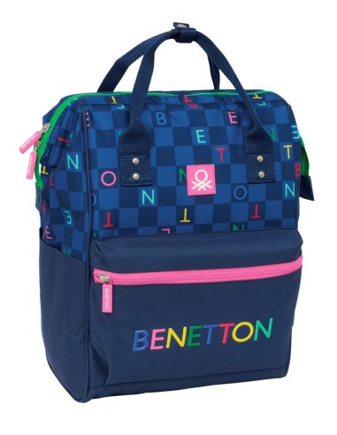 Mochila Con Asas Para Portatil 13" Benetton | Reino Escolar: Mochilas y Regalos