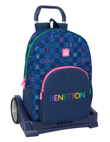 Mochila 876 Con Carro Evolution Benetton | Reino Escolar: Mochilas y Regalos