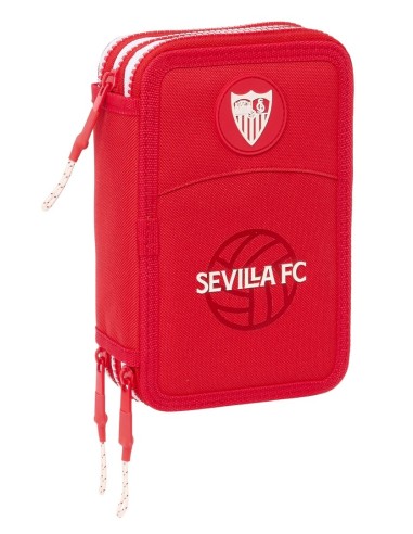 Plumier Triple 36 Piezas Sevilla F.C. | Reino Escolar: Mochilas y Regalos