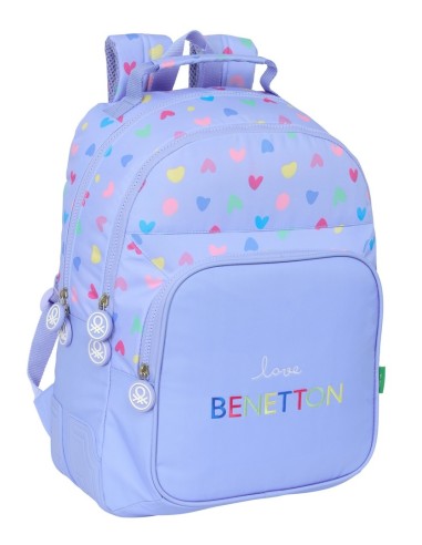 Mochila Doble Con Cantoneras Adaptable A Carro Benetton | Reino Escolar: Mochilas y Regalos