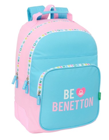 Mochila Doble Con Cantoneras Adaptable A Carro Benetton | Reino Escolar: Mochilas y Regalos